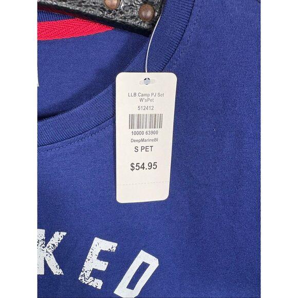 L.L. BEAN Women's Blue Wicked Comfy Cotton T-shirt Top Long Sleeve size S - Picture 6 of 6